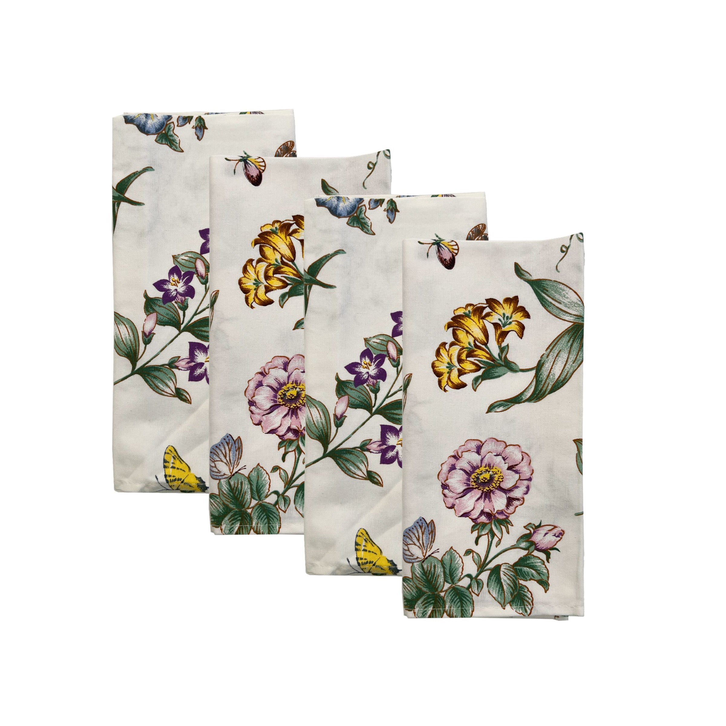 Lenox Heritage Lenox Heritage Butterfly Meadow Dinner Napkins, Set of 4