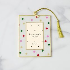 Lenox Heritage Lenox Heritage Be Jolly Dot Mini Frame Ornament