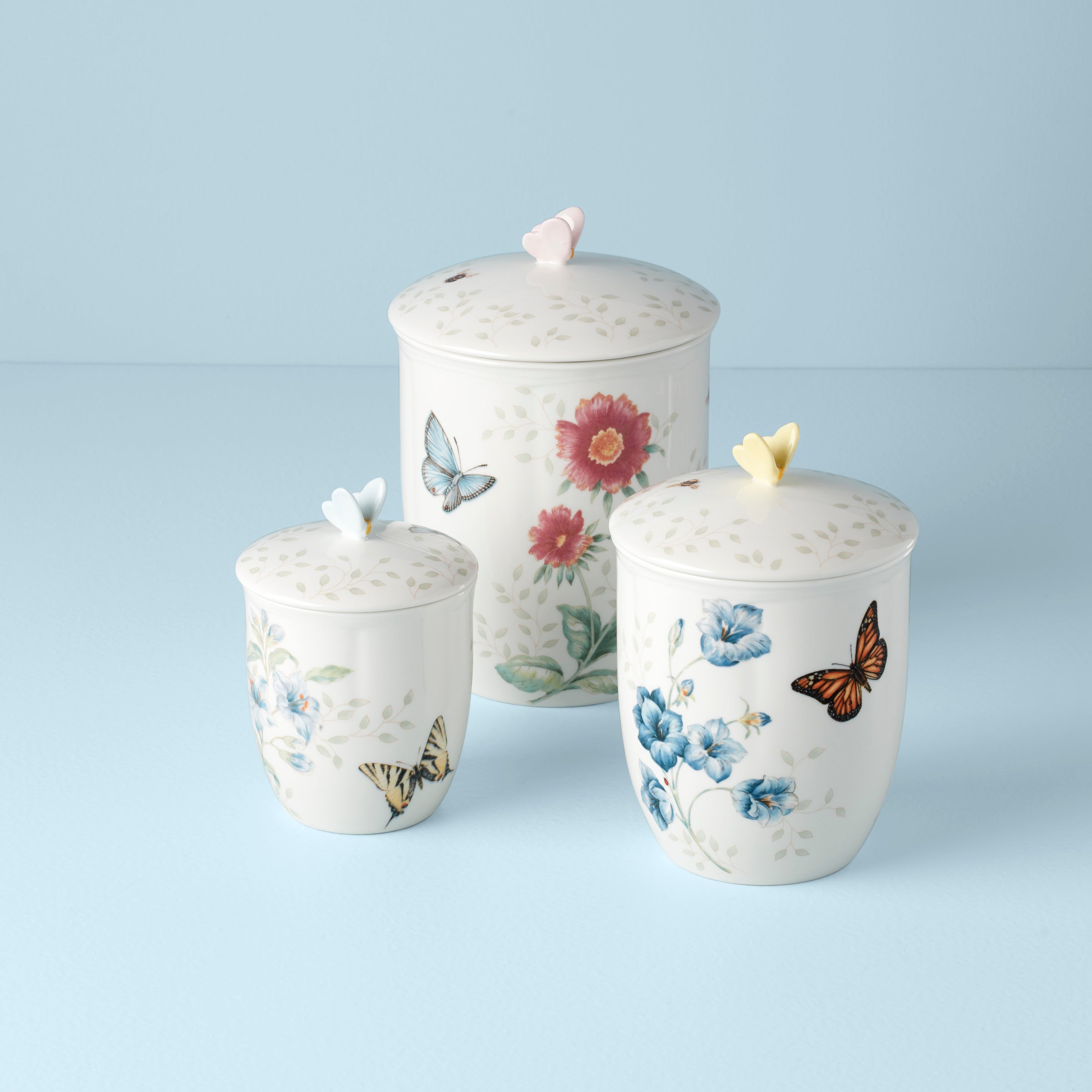 Lenox Heritage Lenox Heritage Butterfly Meadow 3-Piece Canister Set
