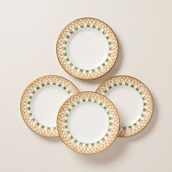 Lenox Heritage Lenox Heritage British Colonial Bamboo Accent Plates, Set of 4