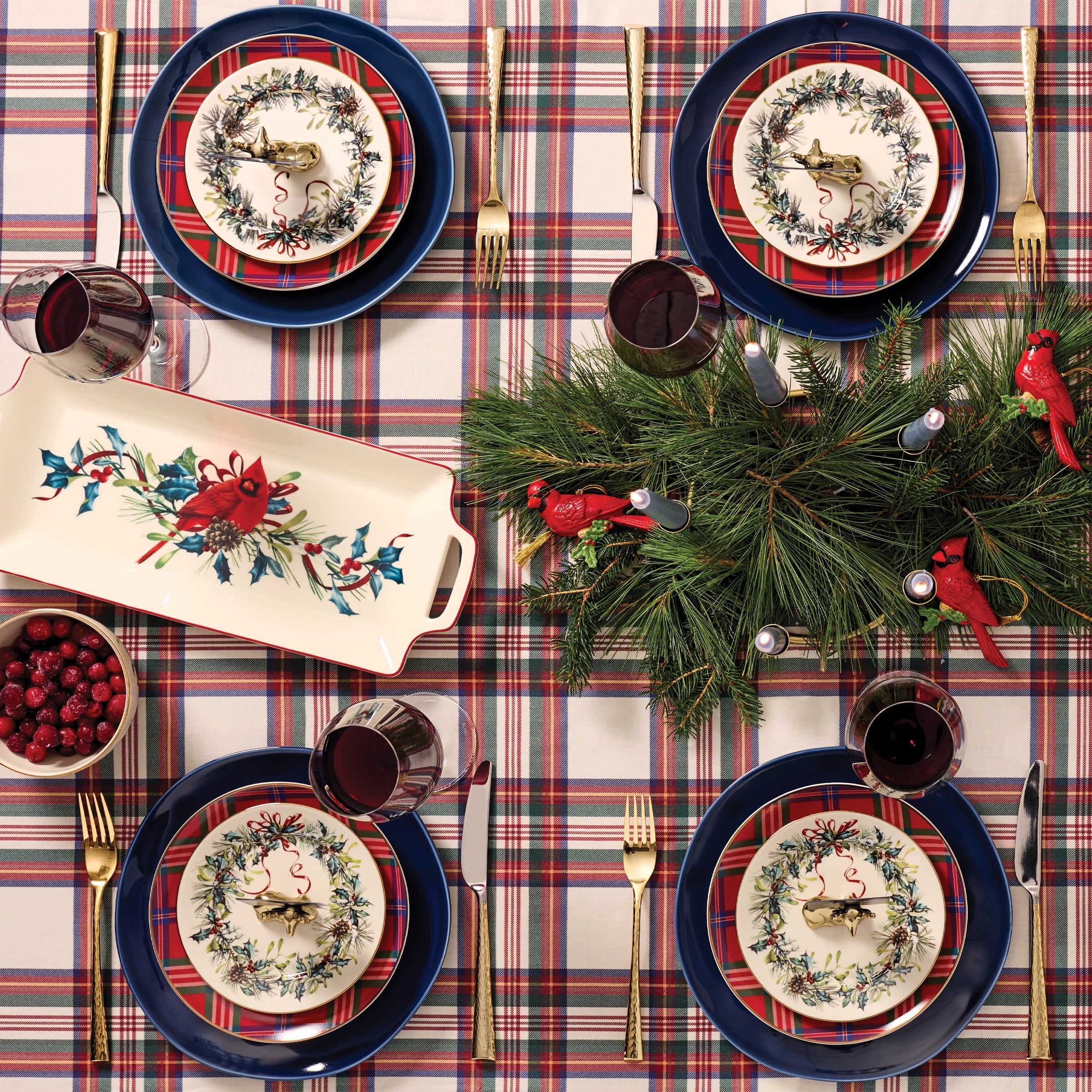 Lenox Heritage Lenox Heritage Winter Greetings Salad Plates, Set of 4 - Image 2