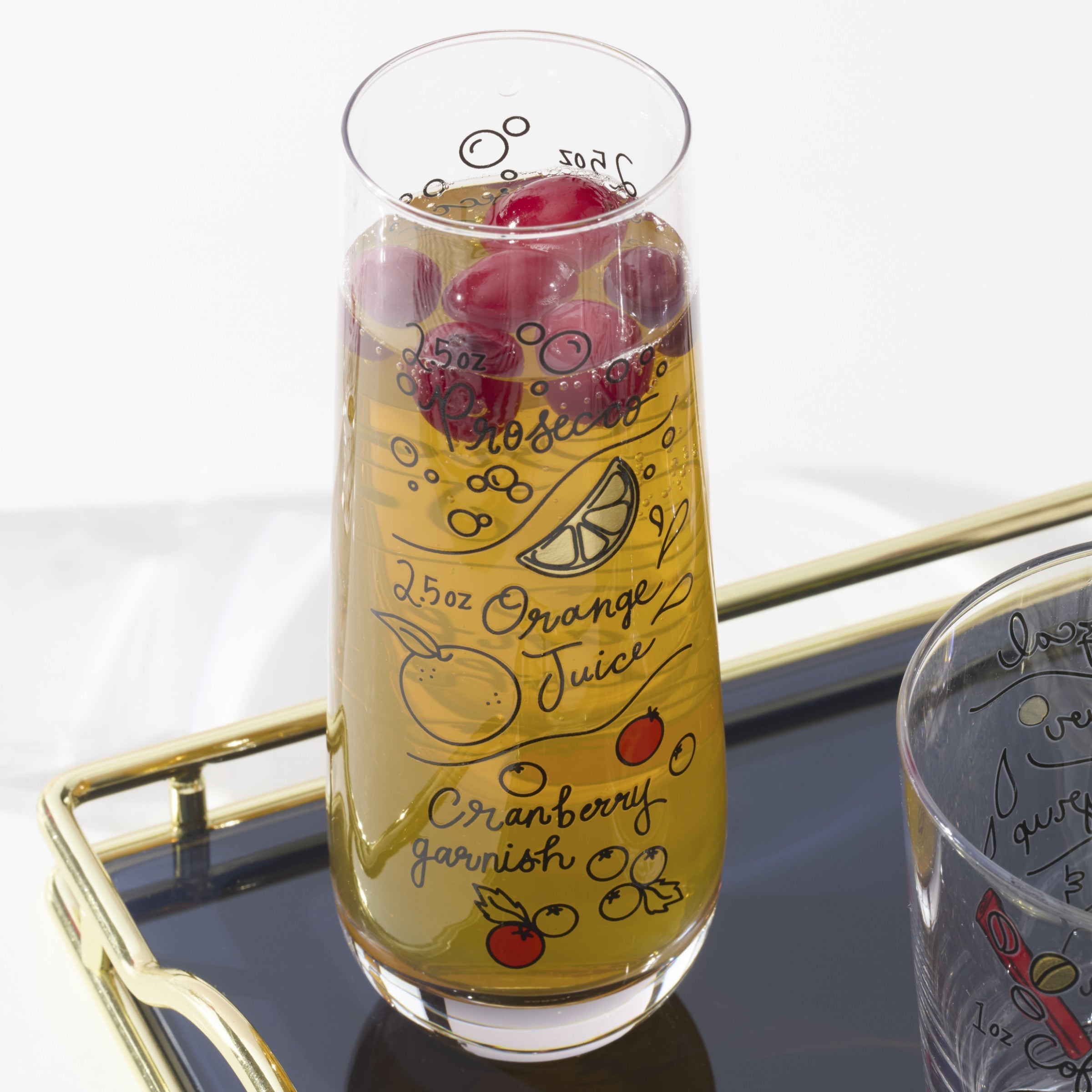 Lenox Heritage Lenox Heritage Make Merry Stemless Flute Glasses, Set of 4 - Image 2