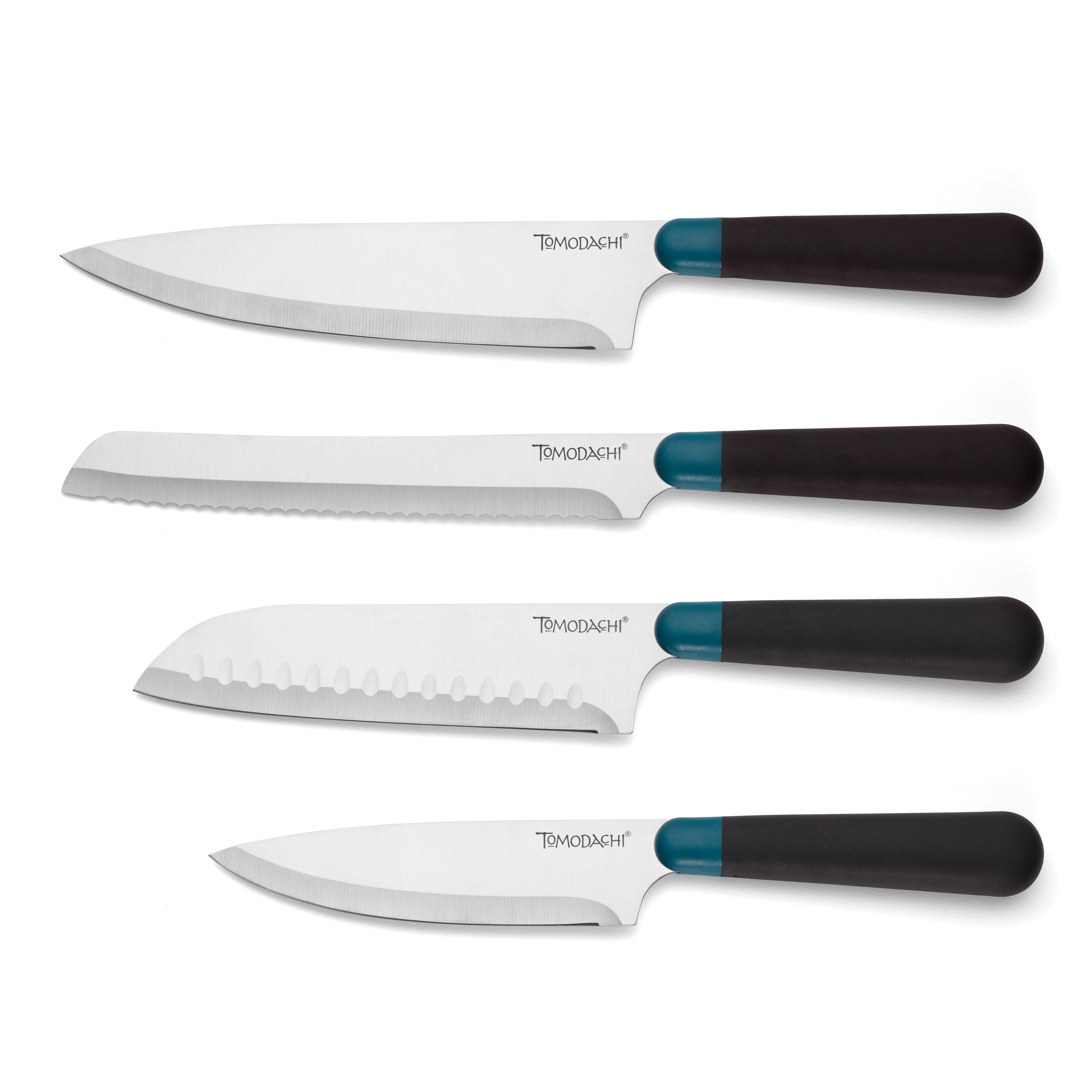Lenox Heritage Lenox Heritage Keen Black Marble 5-Piece Bristle Cutlery Block Set - Image 3