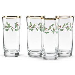 Alternative view of Lenox Heritage Lenox Heritage Holiday Highball Glasses, Set of 4