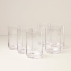 Lenox Heritage Lenox Heritage Tuscany Stackable Glass Coolers, Set of 6