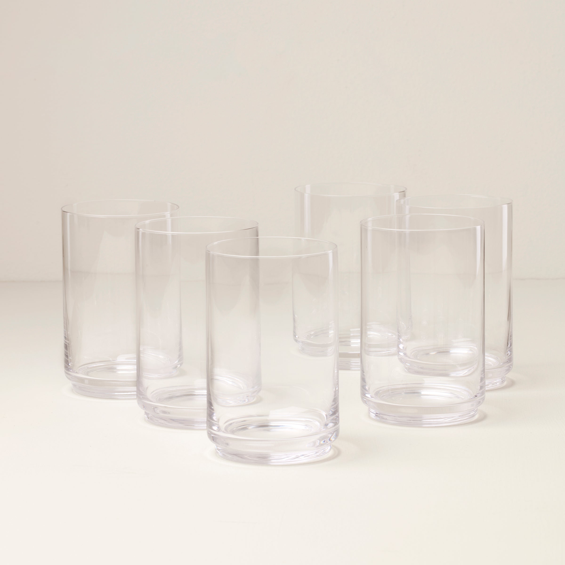 Lenox Heritage Lenox Heritage Tuscany Stackable Glass Coolers, Set of 6