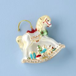 Lenox Heritage Lenox Heritage 2026 Retro Blown Glass Baby's 1st Rocking Horse Ornament