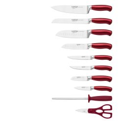 Alternative view of Lenox Heritage Lenox Heritage Argentum Red 14-Piece Cutlery Block Set
