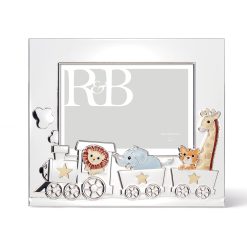 Lenox Heritage Lenox Heritage Animal Train Silverplate 5x7 Photo Frame
