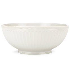 Alternative view of Lenox Heritage Lenox Heritage French Perle Groove White Medium Bowl