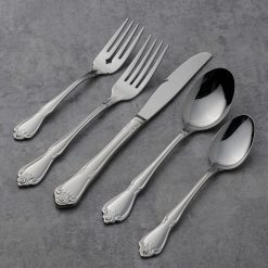 Alternative view of Lenox Heritage Lenox Heritage True Rose 45 Piece Everyday Flatware Set, Service For 8