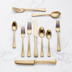 Alternative view of Lenox Heritage Lenox Heritage Portola Gold Satin 20-Piece Flatware Set