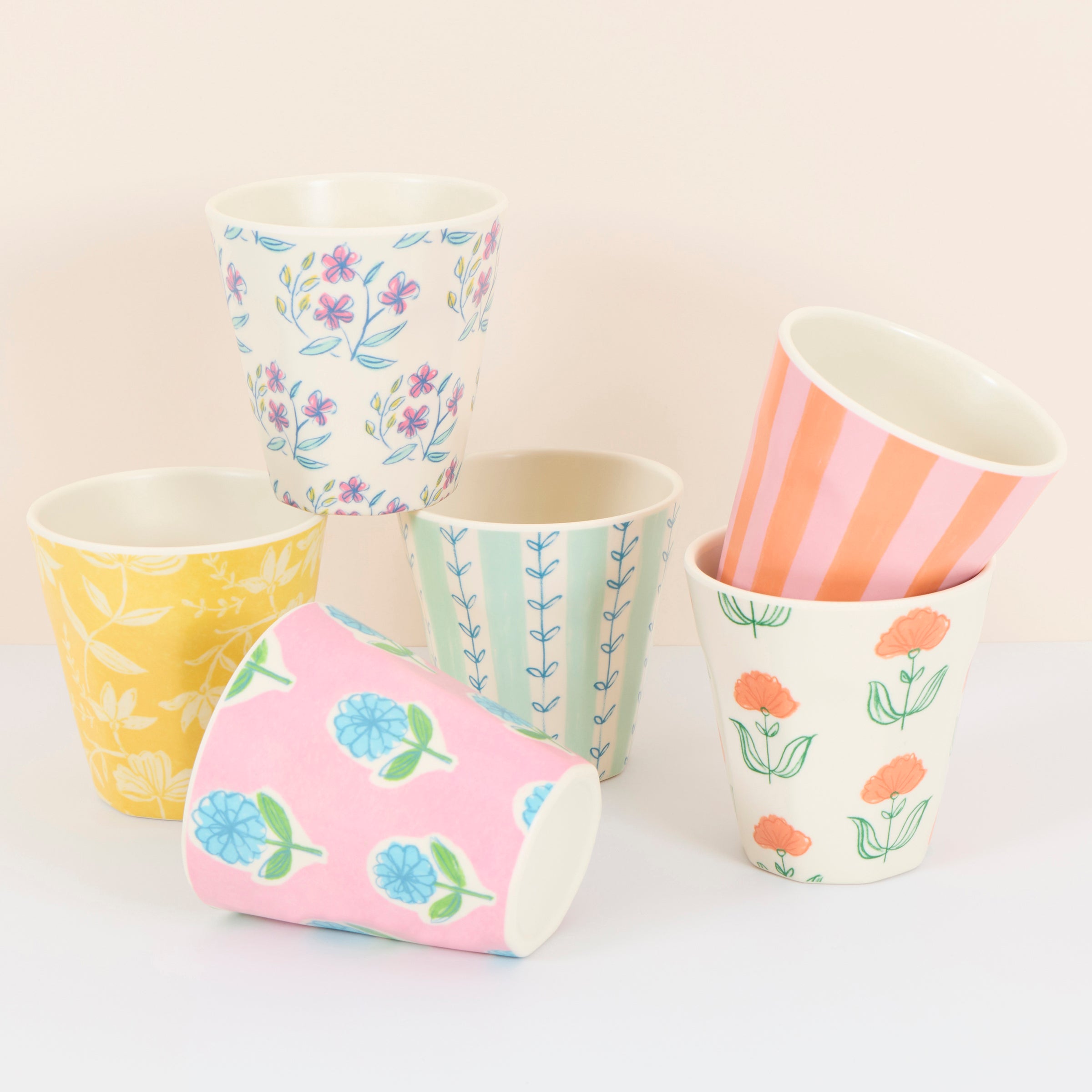 Lenox Heritage Lenox Heritage Flora Reusable Cups, Set of 6