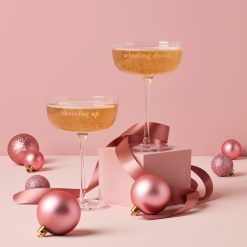 Alternative view of Lenox Heritage Lenox Heritage Winding Down & Cheering Up Coupe Glasses, Set of 2