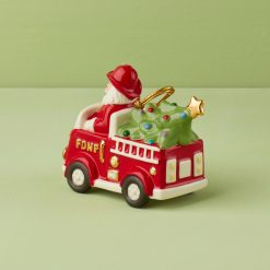 Alternative view of Lenox Heritage Lenox Heritage Santa In Fire Truck Ornament