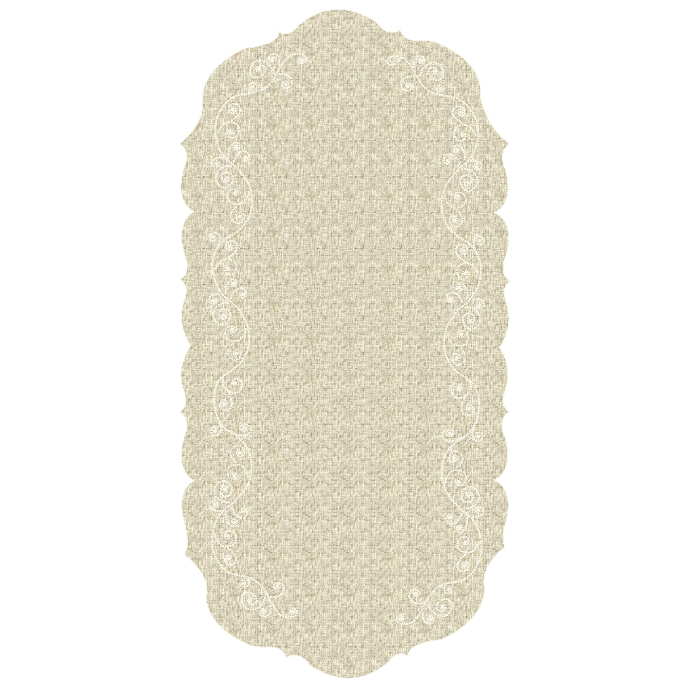 Lenox Heritage Lenox Heritage French Perle Linen Centerpiece Table Runner