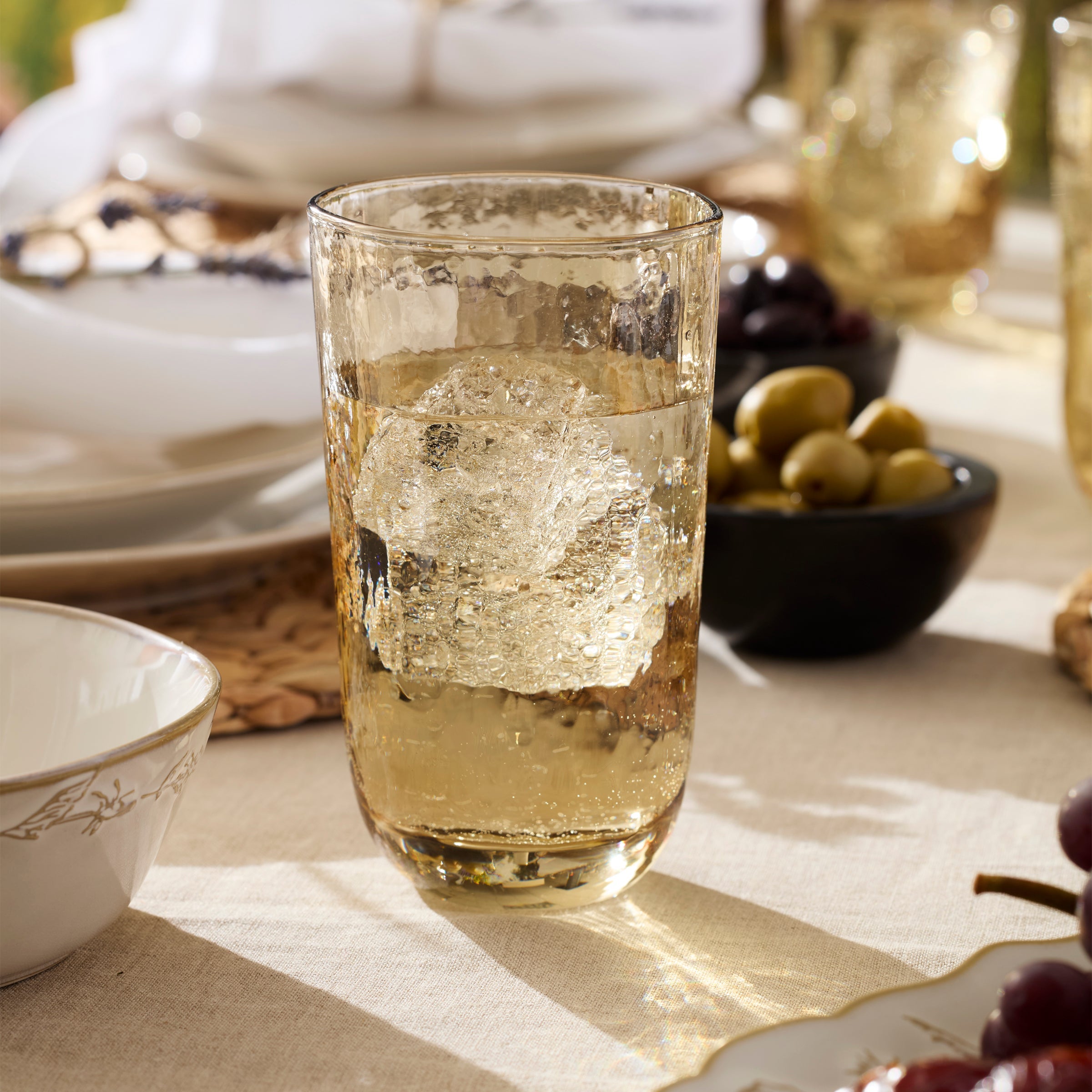 Lenox Heritage Lenox Heritage Homespun Amber Tall Tumbler - Set Of 4 - Image 3