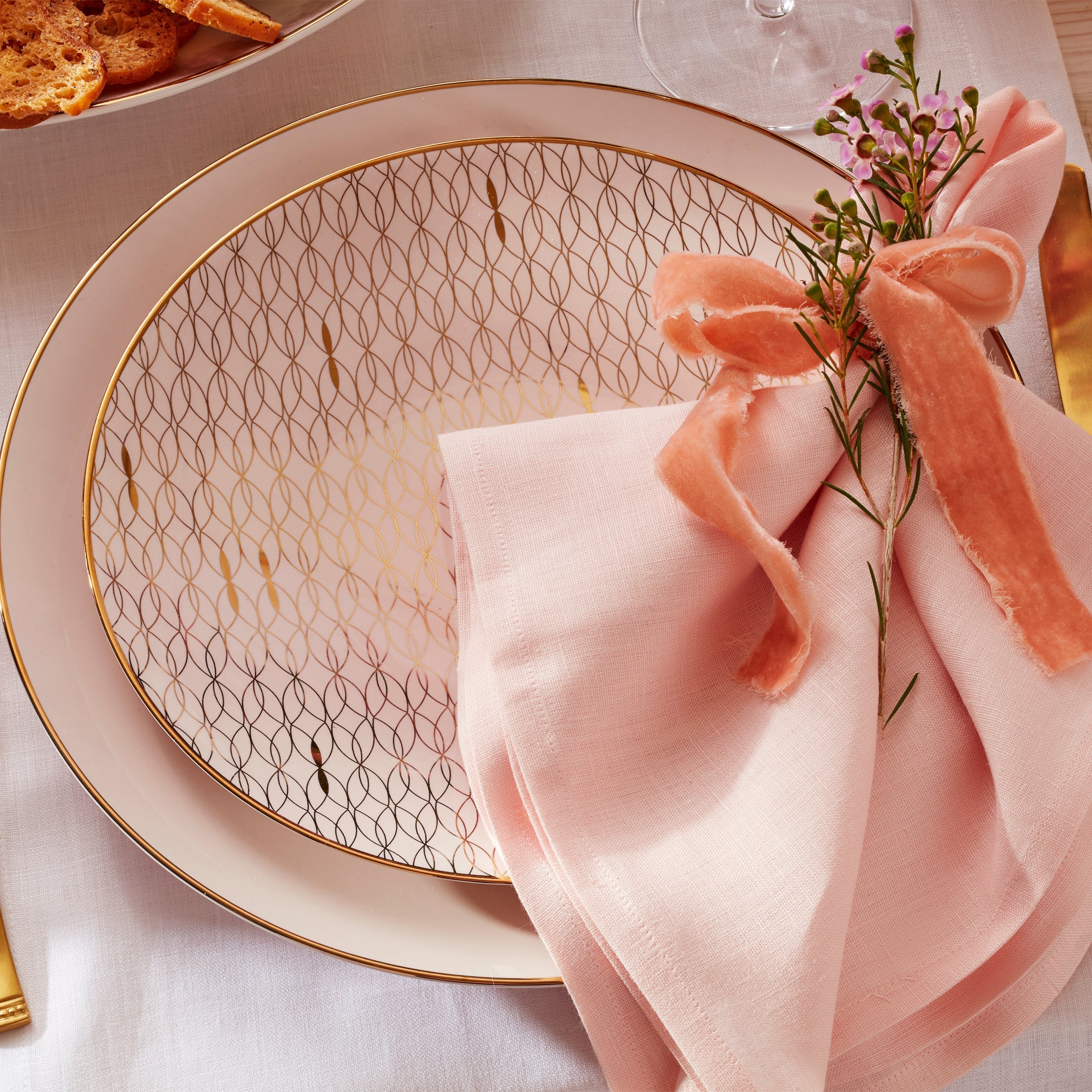 Lenox Heritage Lenox Heritage Trianna Blush 12-Piece Dinnerware Set - Image 7