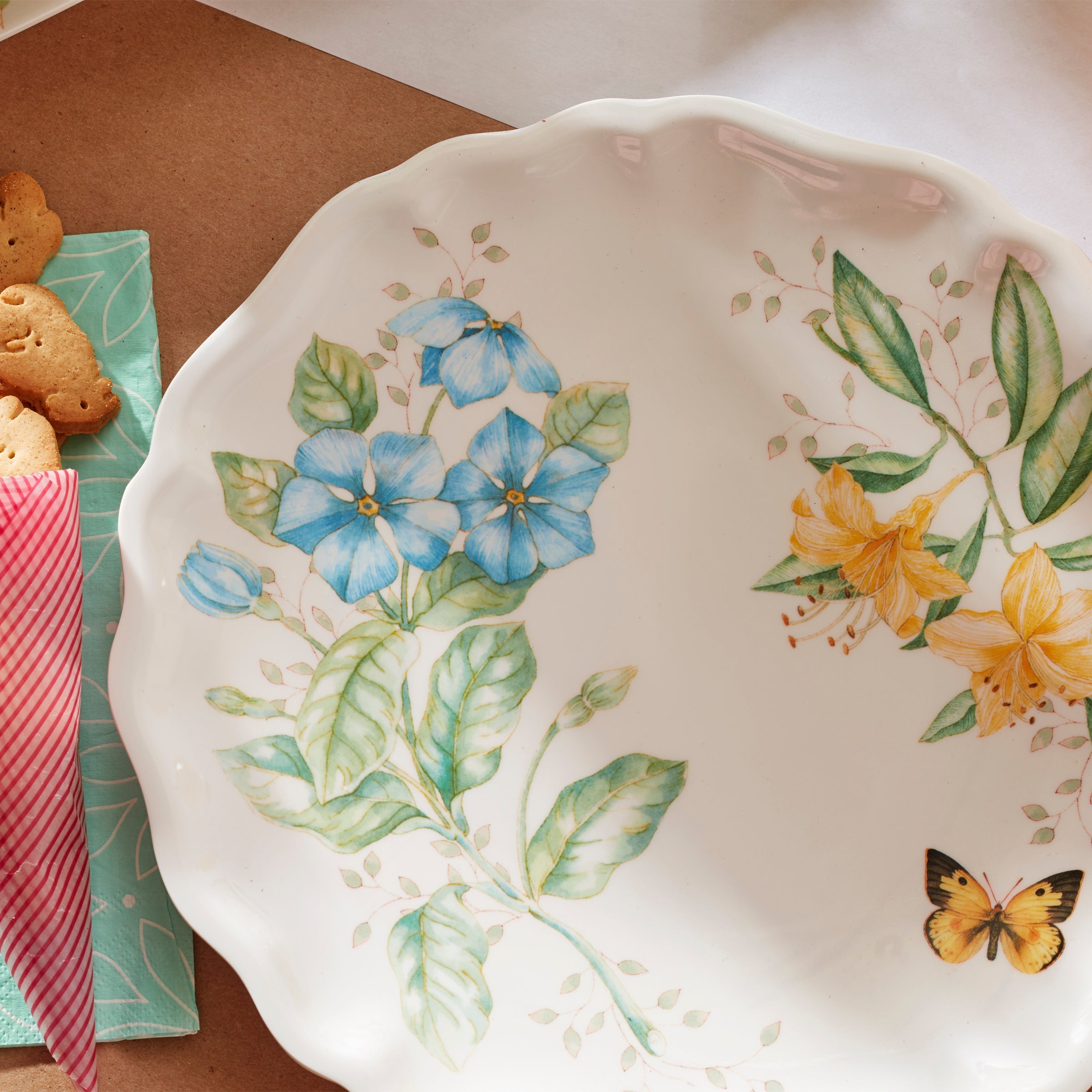 Lenox Heritage Lenox Heritage Butterfly Meadow Melamine Dinner Plates, Set of 4 - Image 6