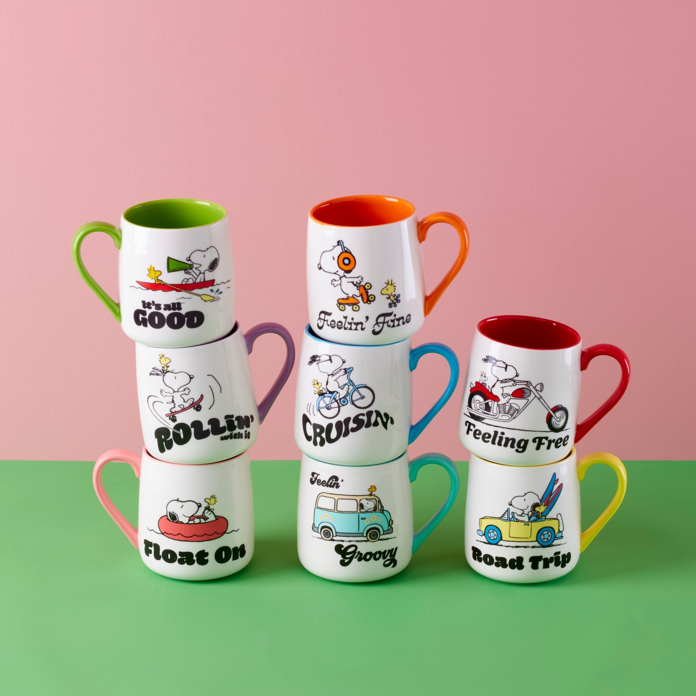 Lenox Heritage Lenox Heritage Peanuts Mugs Groovy-Feeling Free, Set of 2 - Image 5