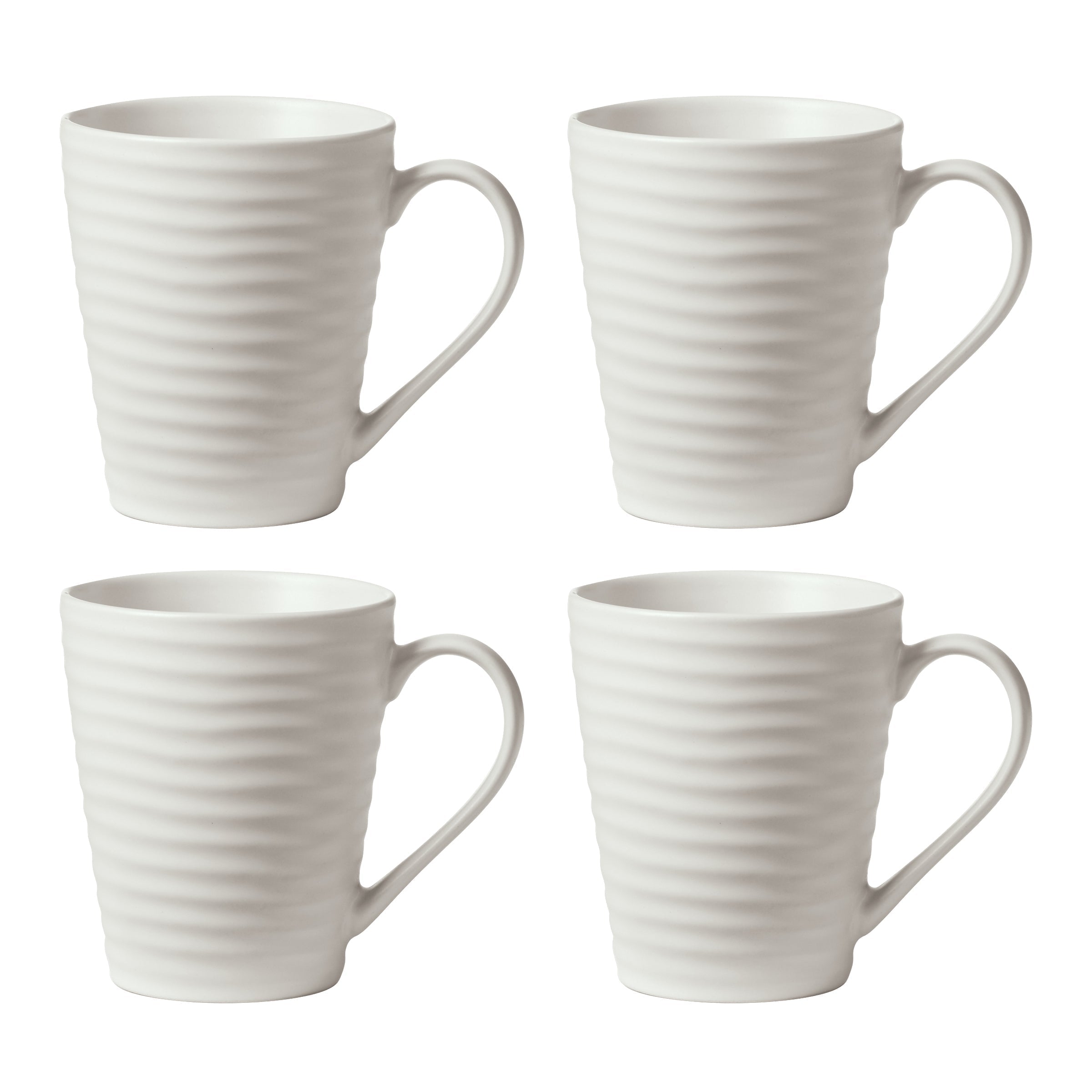 Lenox Heritage Lenox Heritage Ridge White Mugs, Set of 4