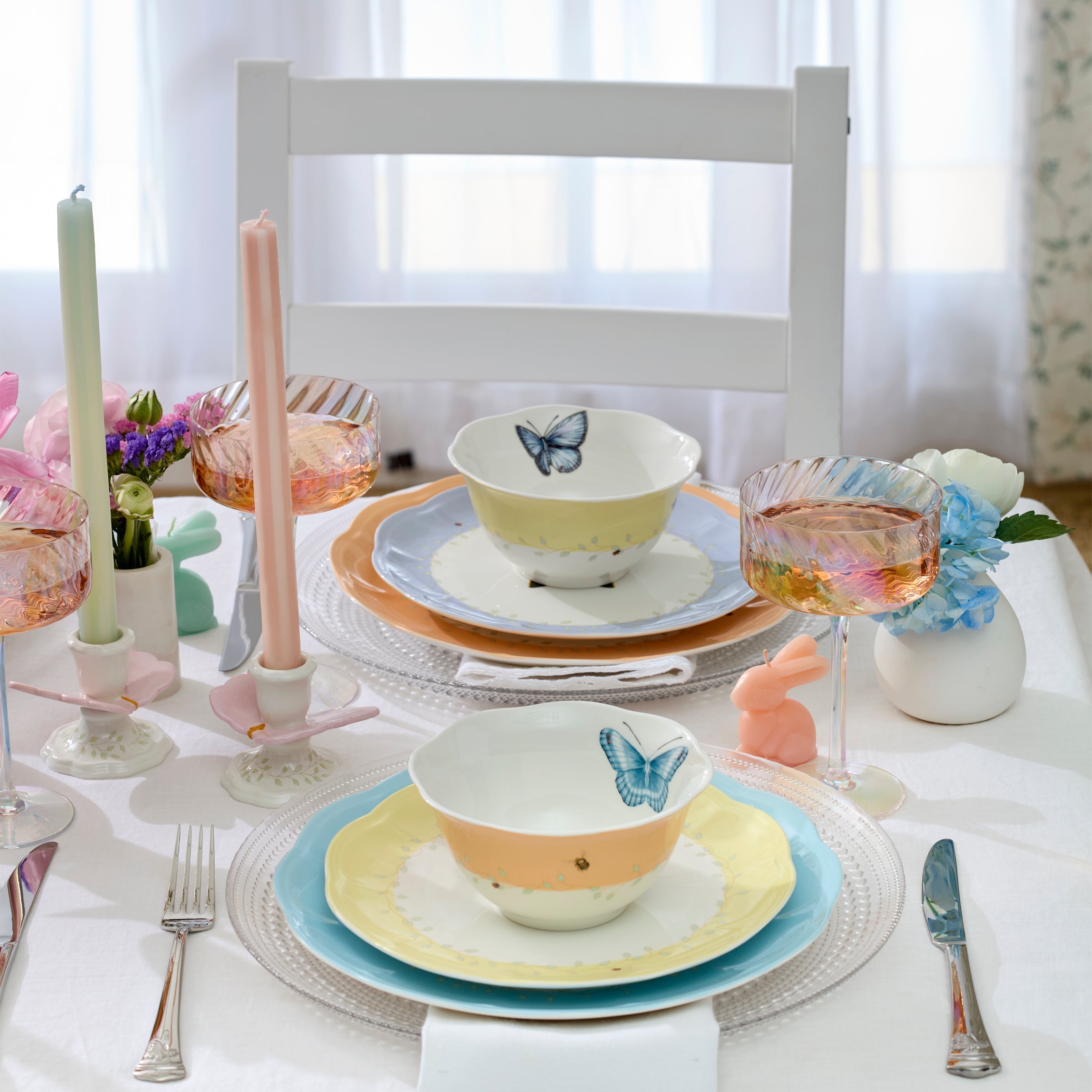 Lenox Heritage Lenox Heritage Butterfly Meadow Colors 18-Piece Dinnerware Set - Image 7