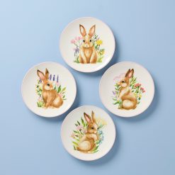 Lenox Heritage Lenox Heritage Bunny Accent Plates, Set of 4