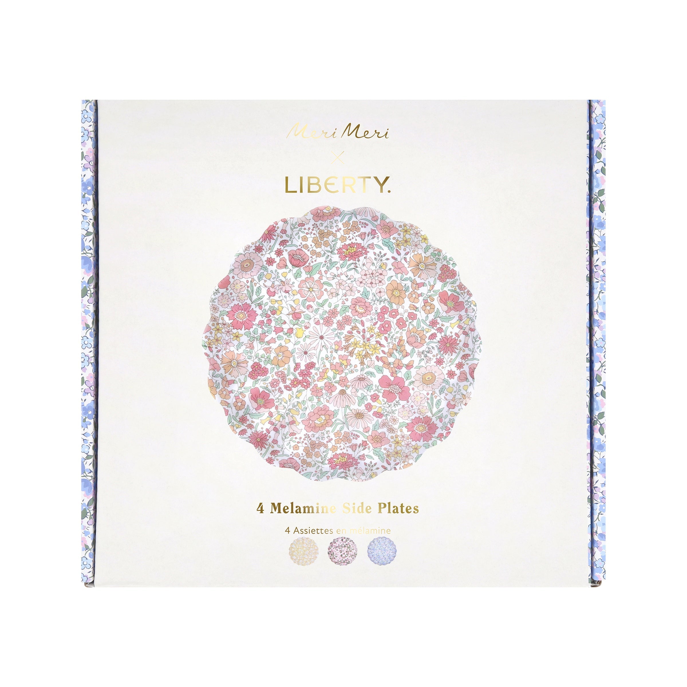 Lenox Heritage Lenox Heritage Meri Meri X Liberty Floral Melamine Small Plate, Set of 4 - Image 9