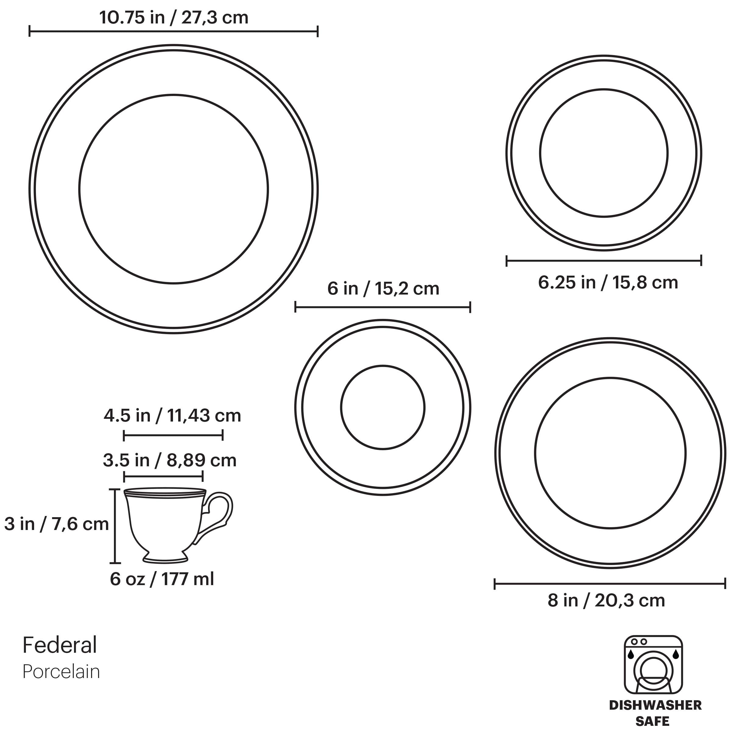 Lenox Heritage Lenox Heritage Federal Gold 5-Piece Place Setting - Image 6