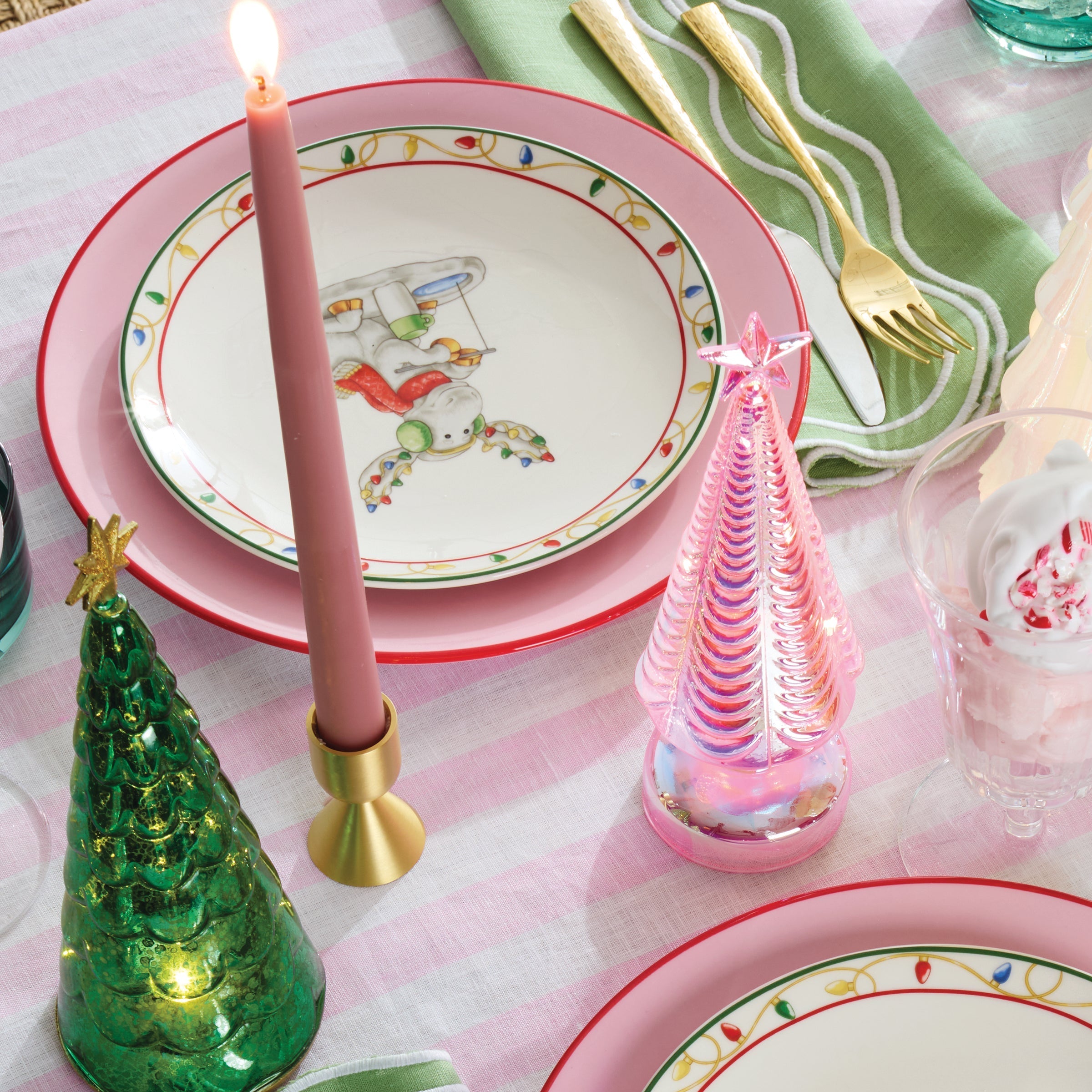 Lenox Heritage Lenox Heritage Dipped Rose 12 Taper Candle, Set of 2 - Image 3
