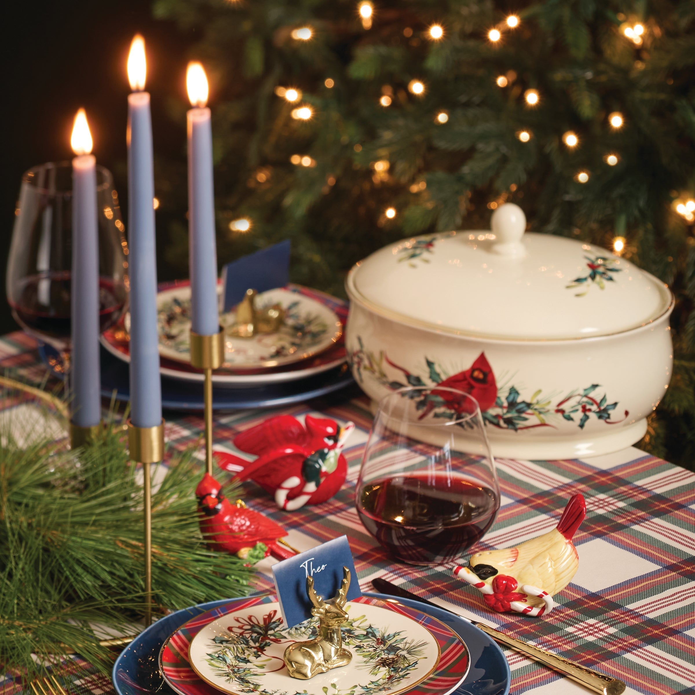 Lenox Heritage Lenox Heritage Winter Greetings Salad Plates, Set of 6 - Image 4
