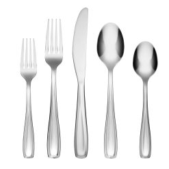 Lenox Heritage Lenox Heritage Waylen 40-Piece Flatware Set with Rustic Caddy