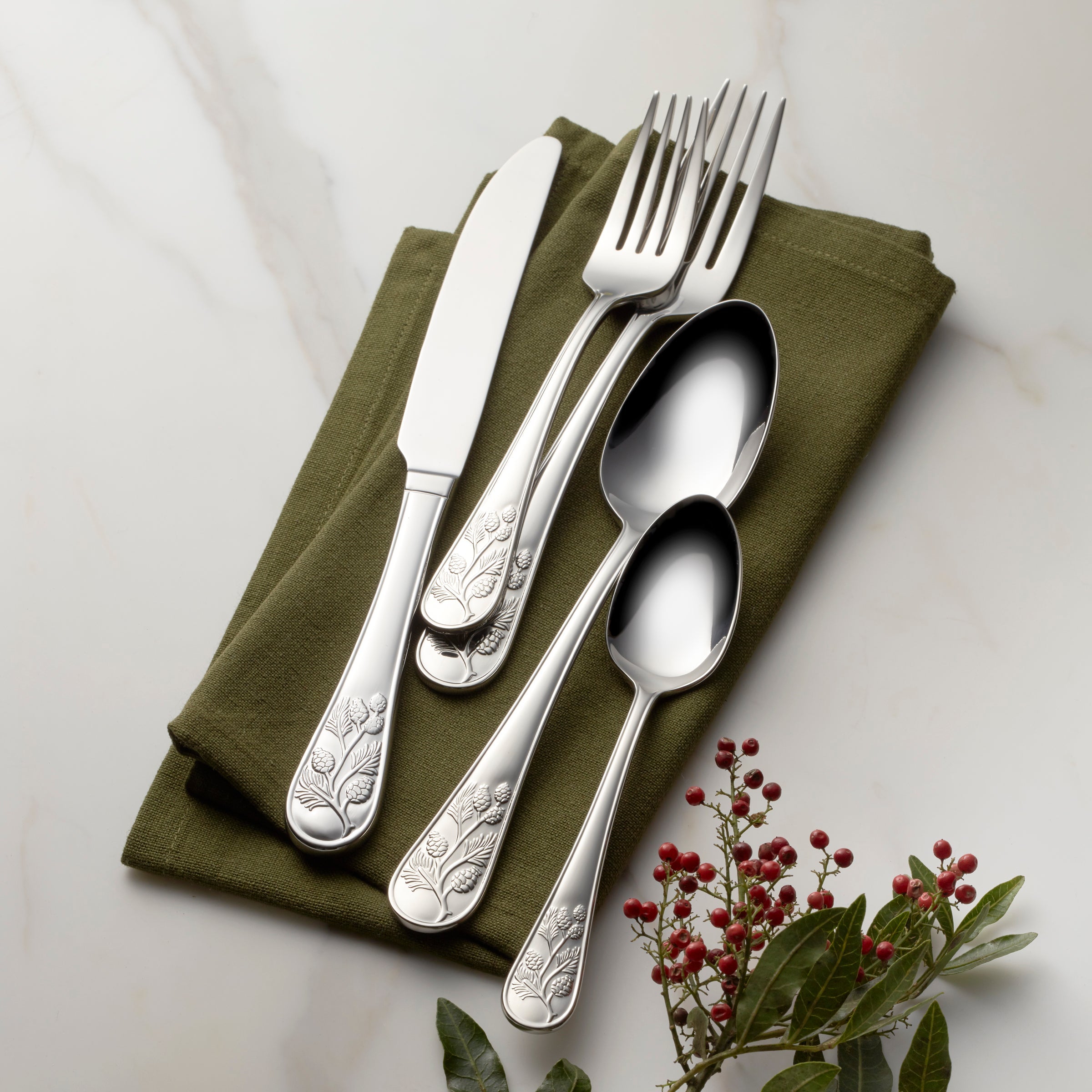 Lenox Heritage Lenox Heritage Chestnut Ridge 65-Piece Flatware Set - Image 5