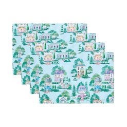 Lenox Heritage Lenox Heritage Lenox Spice Village Allover Placemats, Set of 4