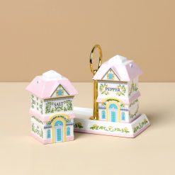Alternative view of Lenox Heritage Lenox Heritage Lenox Spice Village Salt & Pepper with Tray