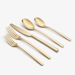 Lenox Heritage Lenox Heritage Beacon Gold Mirror 20-Piece Flatware Set