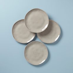 Lenox Heritage Lenox Heritage Bay Colors Grey Dinner Plates, Set of 4