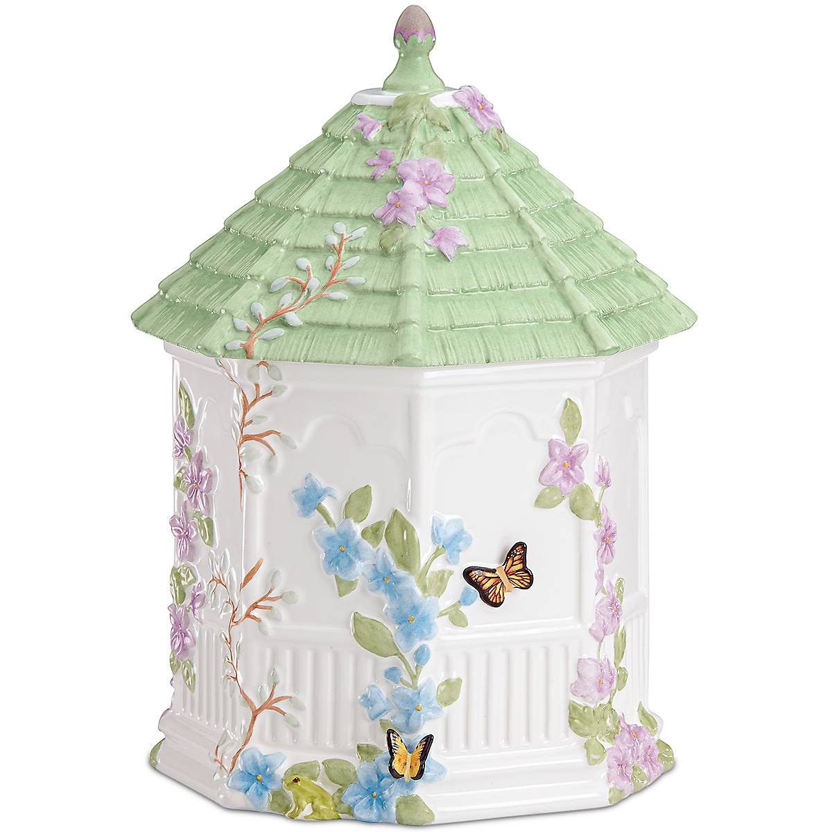 Lenox Heritage Lenox Heritage Butterfly Meadow Figural Cookie Jar - Image 3