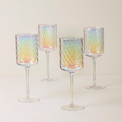 Lenox Heritage Lenox Heritage Tuscany Classics Iridescent Red Wine Glasses, Set of 4
