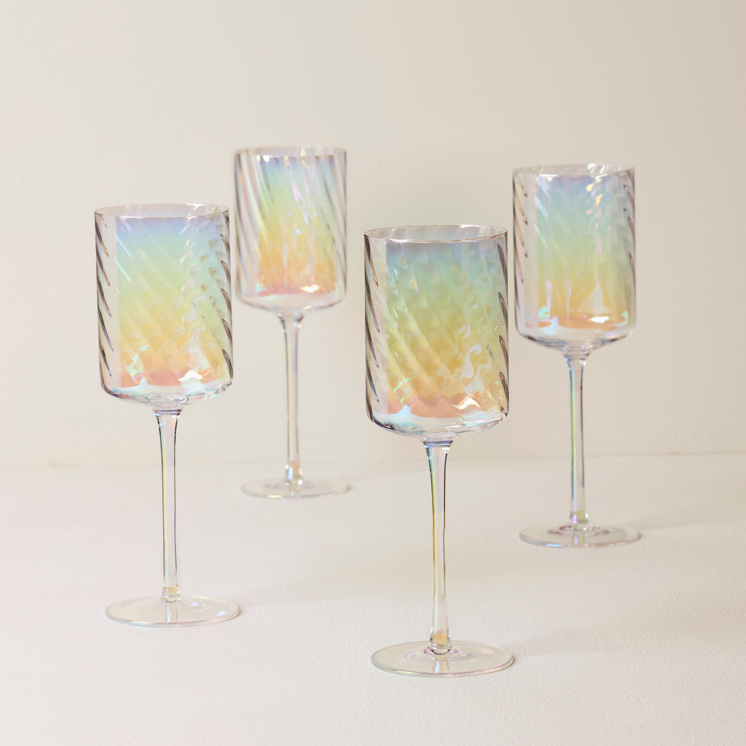 Lenox Heritage Lenox Heritage Tuscany Classics Iridescent Red Wine Glasses, Set of 4