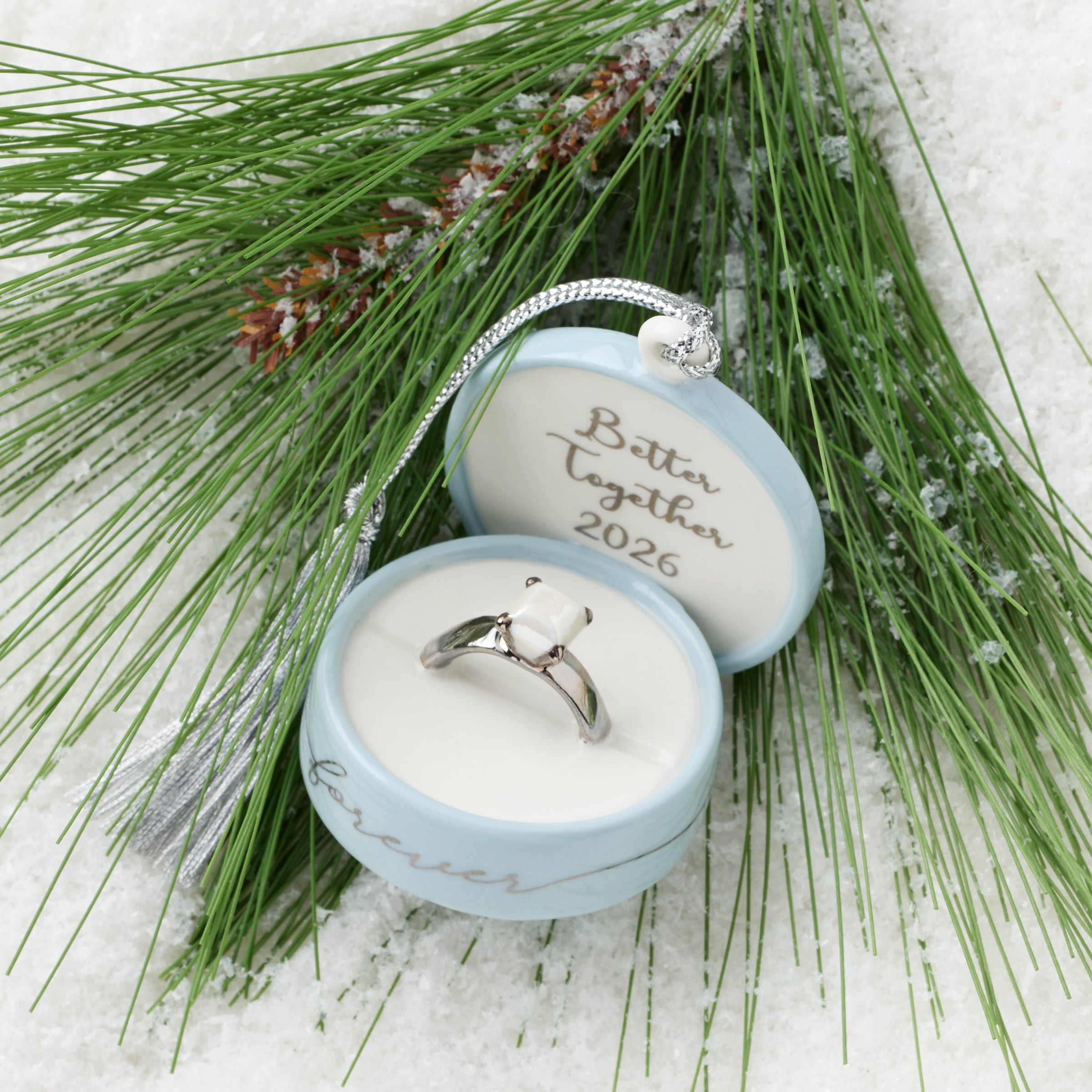 Lenox Heritage Lenox Heritage 2026 Together Forever Ring Box Ornament - Image 2