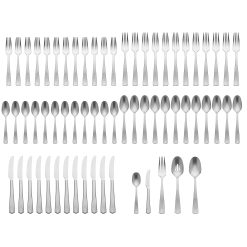 Alternative view of Lenox Heritage Lenox Heritage French Perle Scallop Vintage 65-Piece Flatware Set