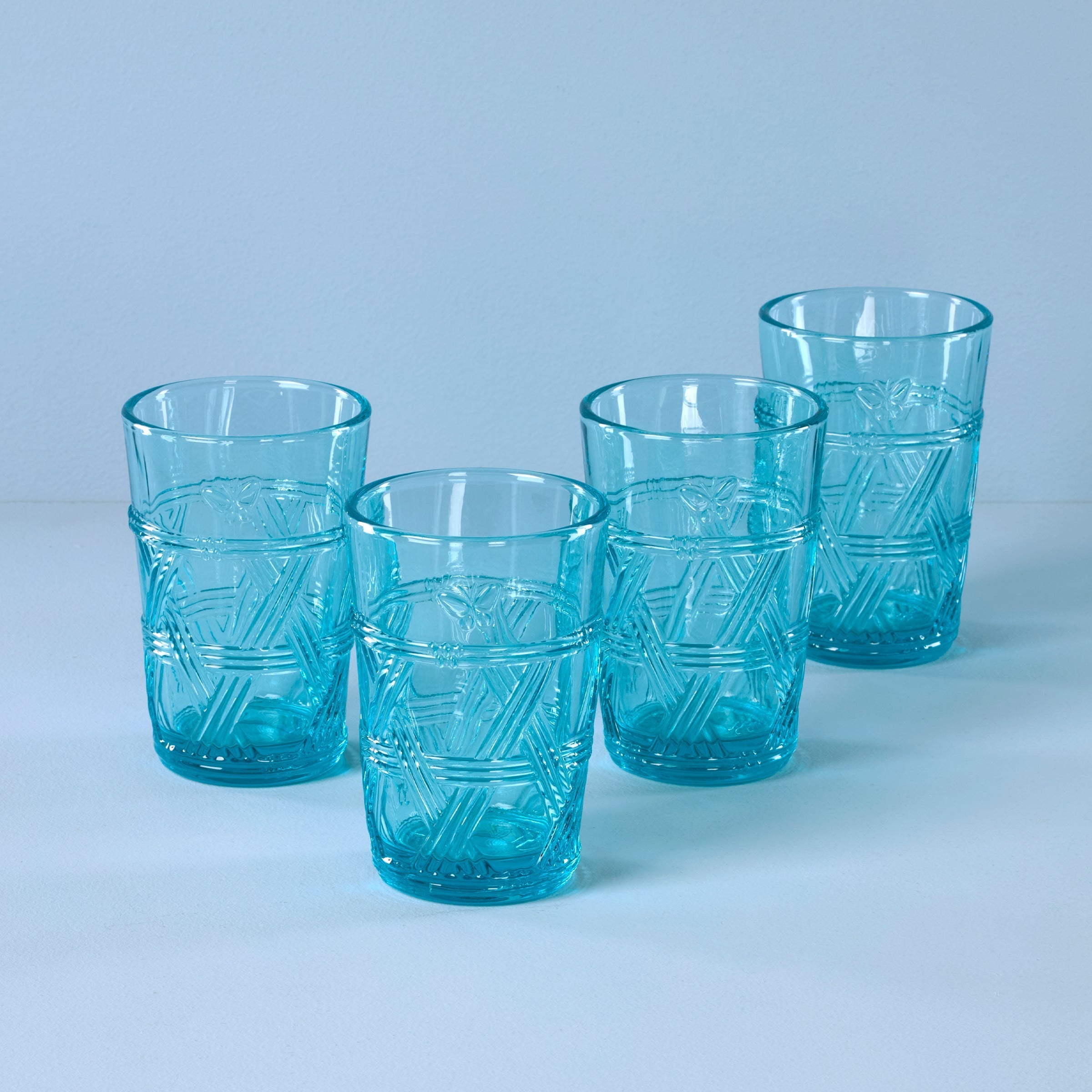 Lenox Heritage Lenox Heritage Butterfly Meadow Blue Tall Glasses, Set of 4
