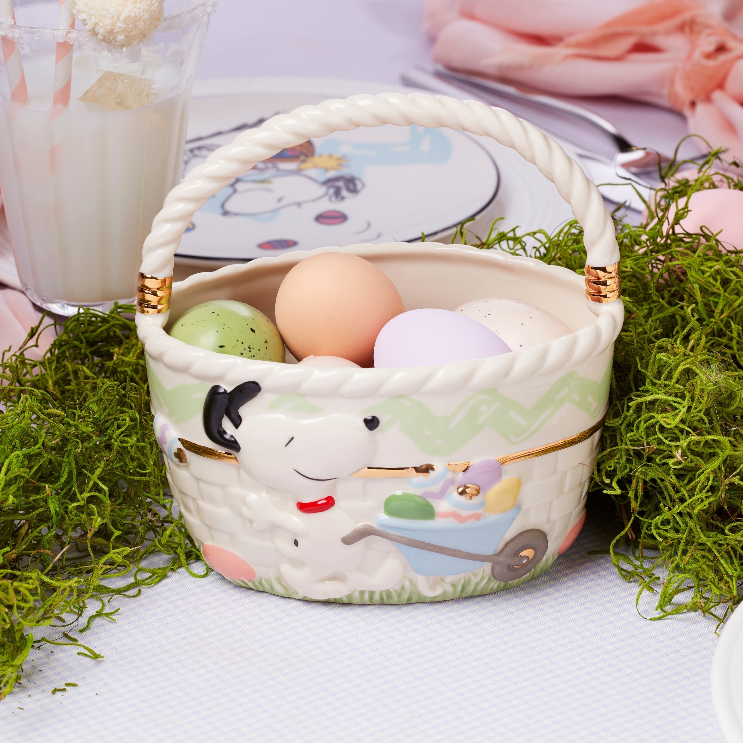 Lenox Heritage Lenox Heritage Snoopy Easter Basket - Image 4