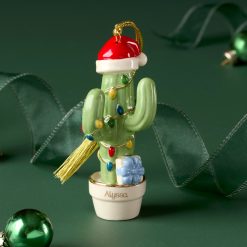 Alternative view of Lenox Heritage Lenox Heritage Personalized Christmas Cactus Ornament