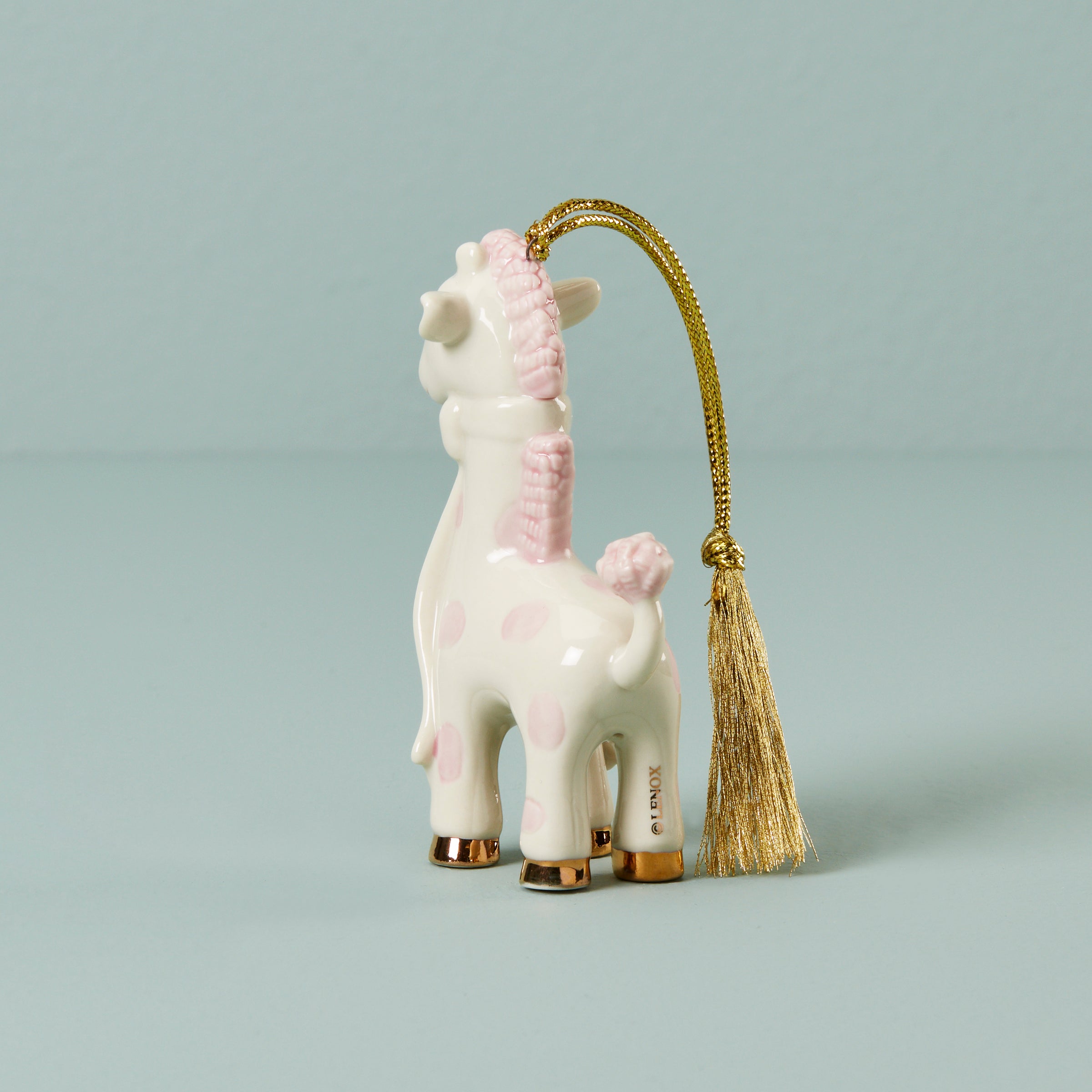 Lenox Heritage Lenox Heritage Personalized Baby's Pink Giraffe Ornament - Image 2