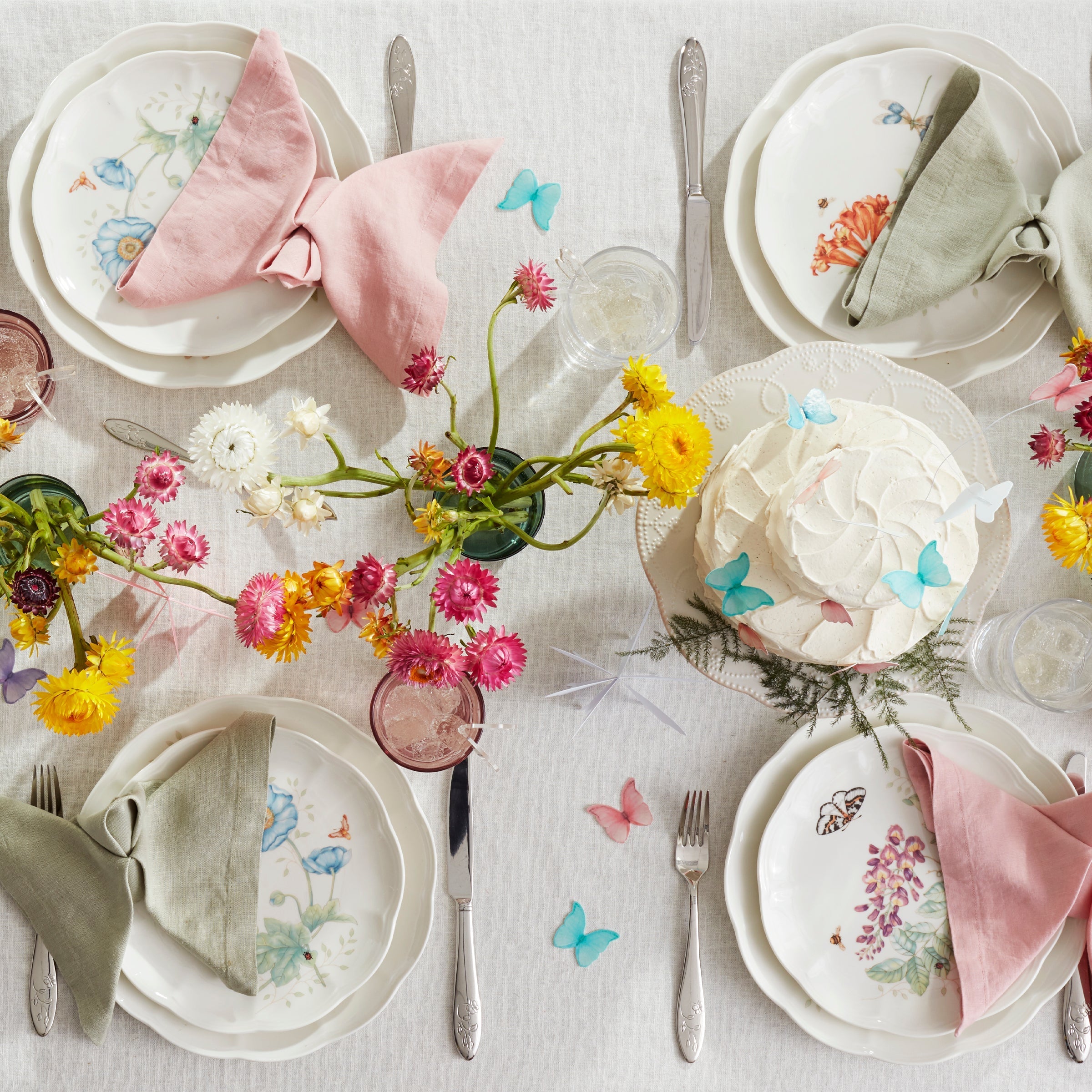Lenox Heritage Lenox Heritage Butterfly Meadow 28-Piece Dinnerware Set - Image 7