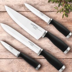 Alternative view of Lenox Heritage Lenox Heritage Epicure Black 4-Piece Soft-Grip Cutlery Set
