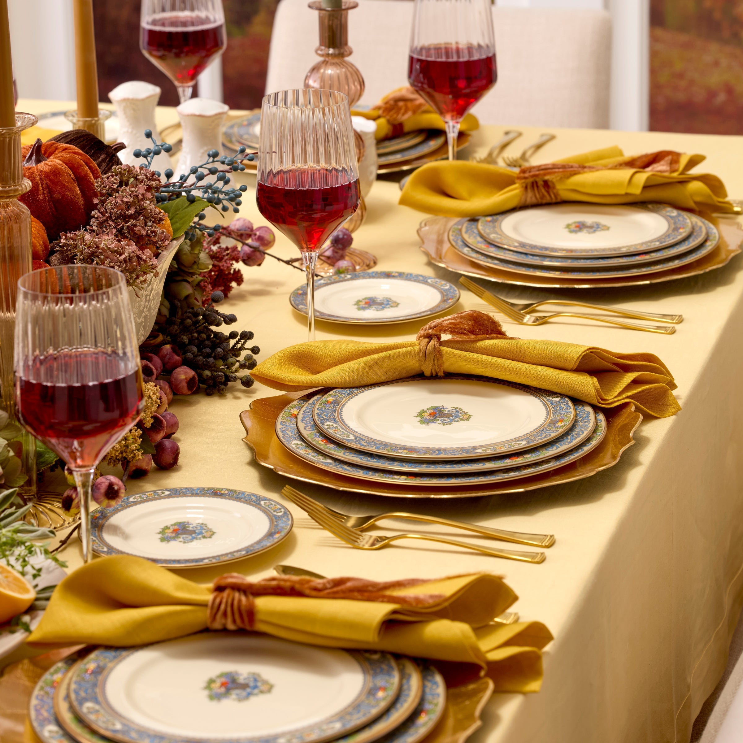 Lenox Heritage Lenox Heritage Tuscany Classics Angled Optic Wine Glasses, Set of 6 - Image 4