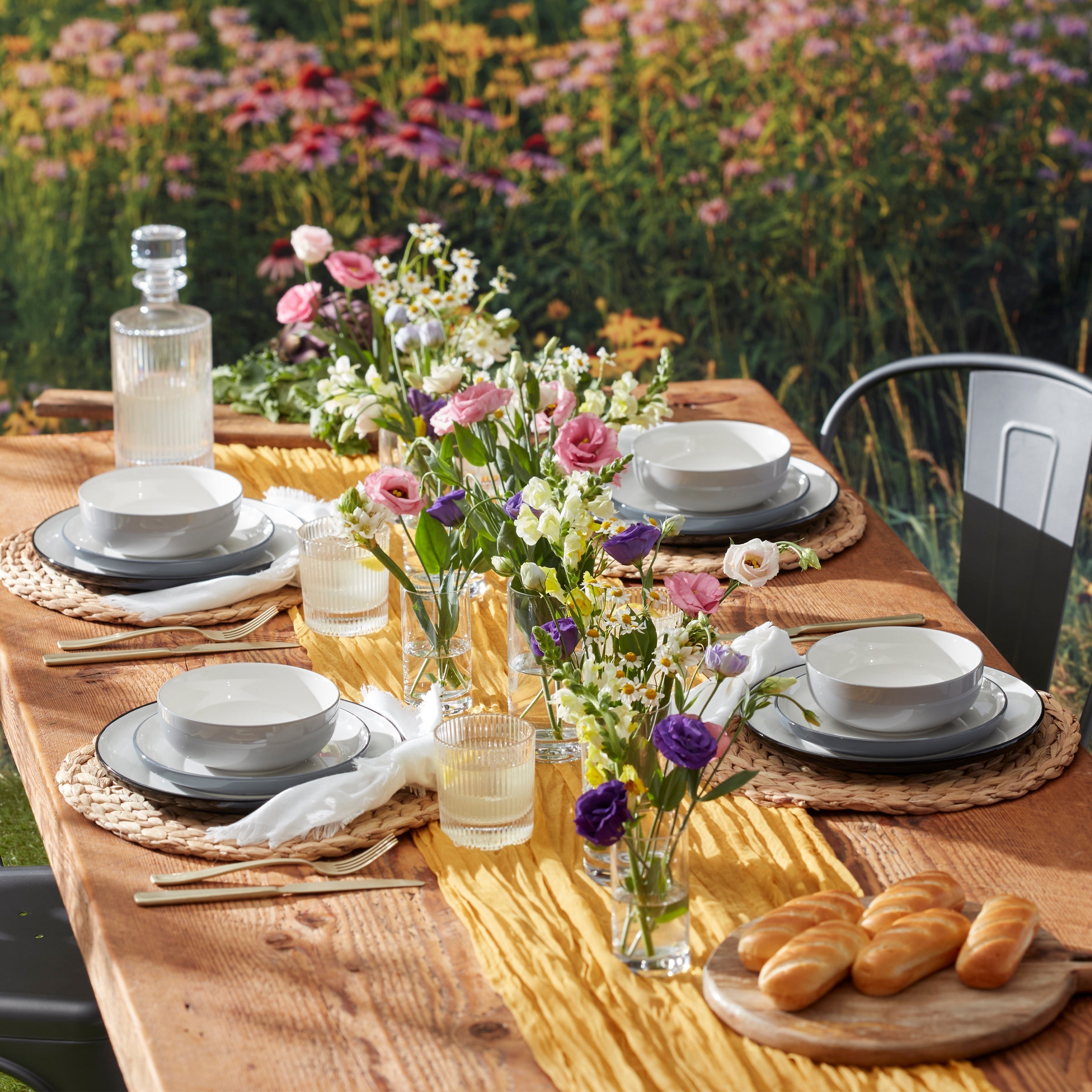 Lenox Heritage Lenox Heritage 24 Seven Colors Pumice 12-Piece Dinnerware Set - Image 2